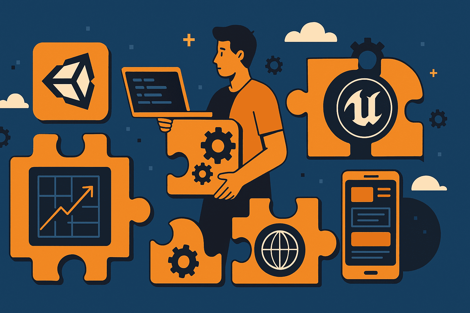 Módulos de Avance para Unity, Unreal, Web y Móvil.